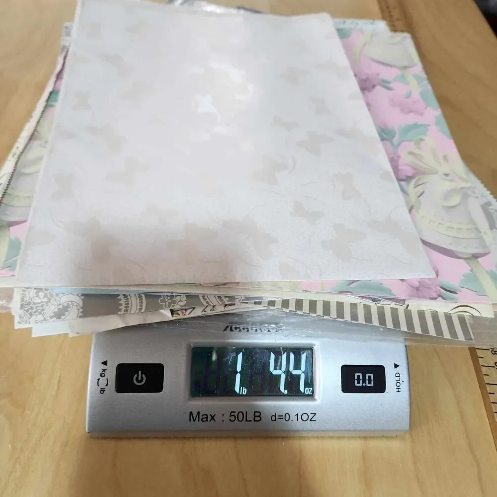 Vintage Gift Wrap Lot Wrapping Paper Wedding Bridal Theme Retro 20+ Sheets